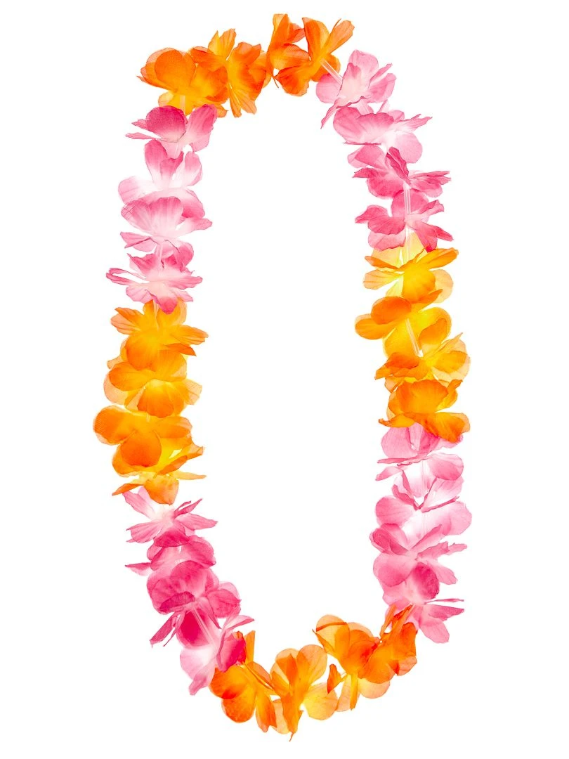 Collier hawaïen multicolore