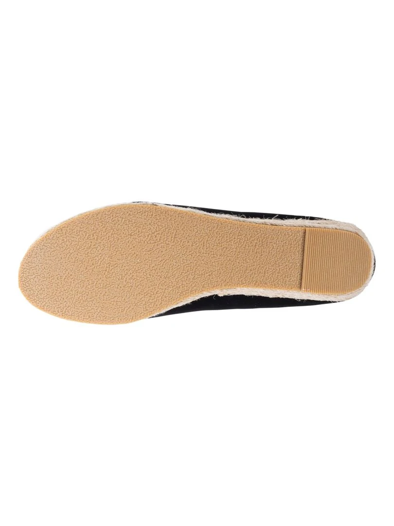 Ballerines Femme talon compensé Noir   Noir