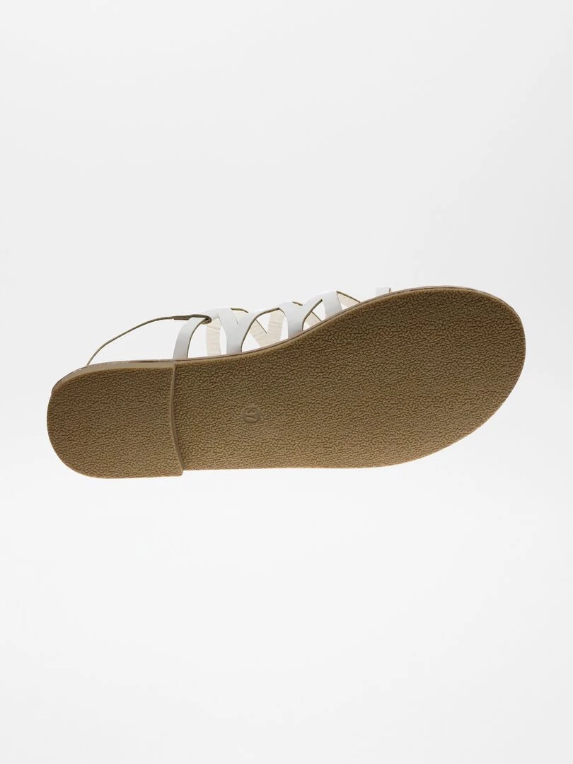 Sandales à brides multiples Blanc