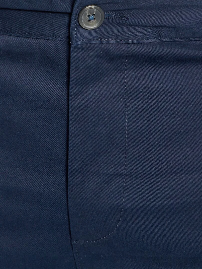 Chemise droite et stretch   Bleu marine