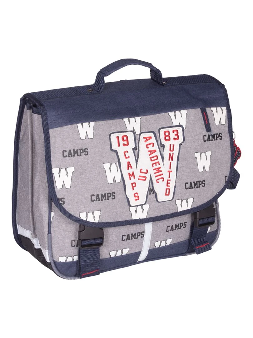 CARTABLE 38 CM CAMPS WARRIORS Gris Gris