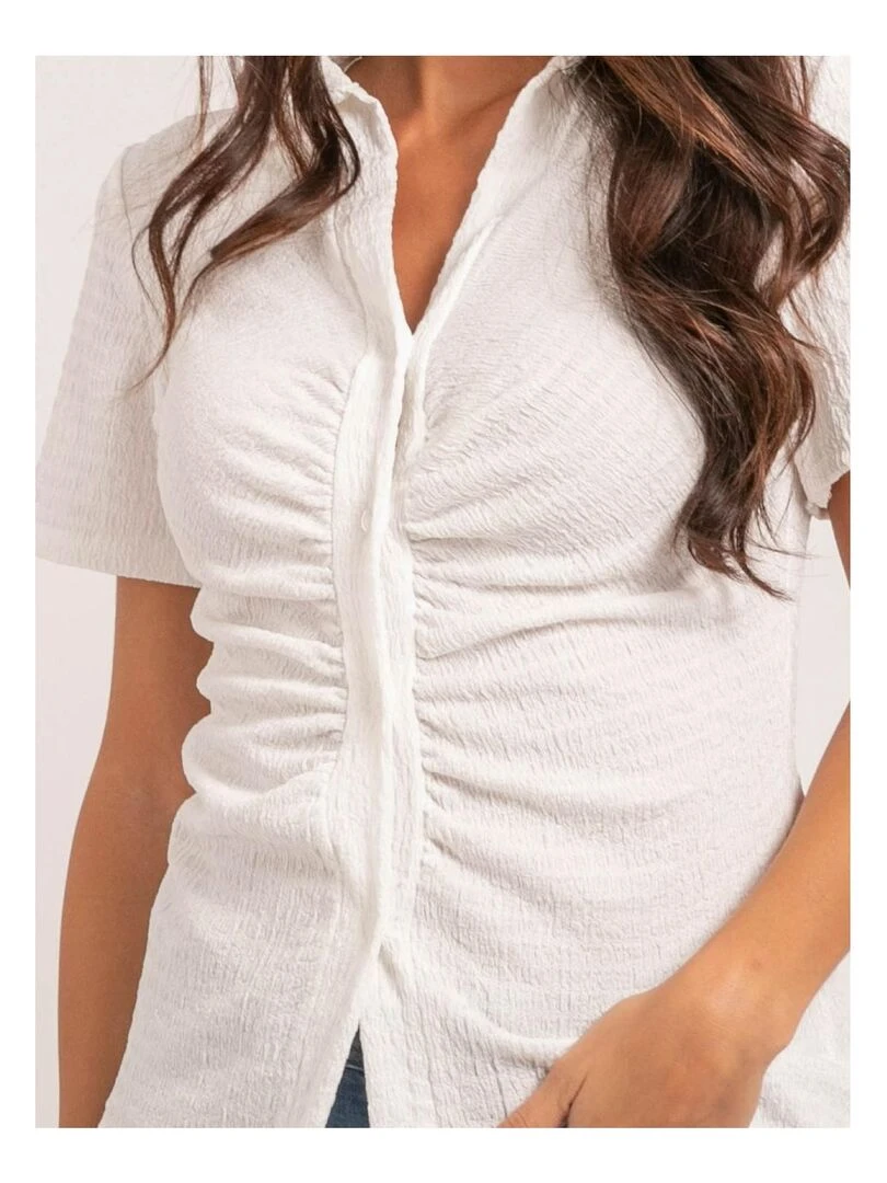 Chemise manches courtes ORLA   Blanc