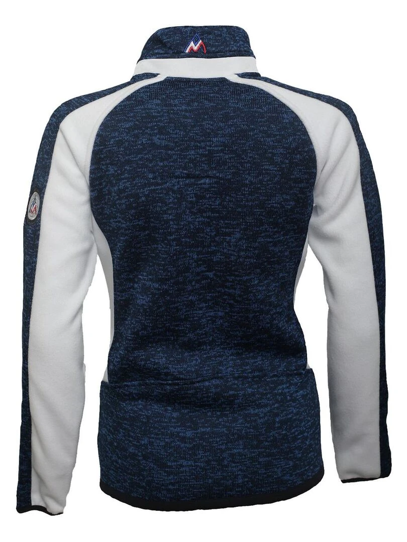 Blouson polaire femme ASPHERE Noir Bleu marine Blanc