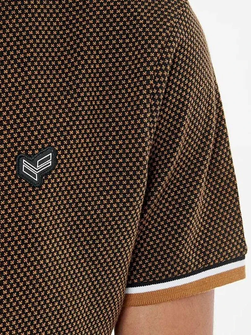 KAPORAL   Polo coton droit   Noir