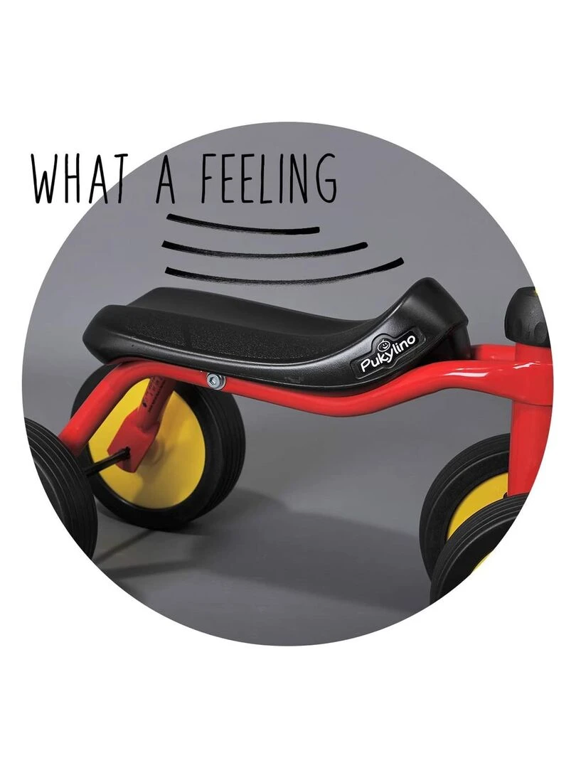 Trotteur PUKYLINO couleur PUKY   Rouge