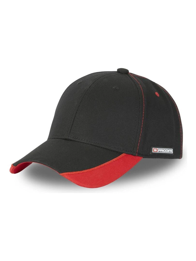 Casquette Snapback avec coutures renforcées ajustable Facom Noir