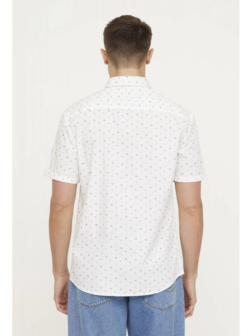 Lee Cooper   Chemise manches courtes coton regular DOCE   Blanc