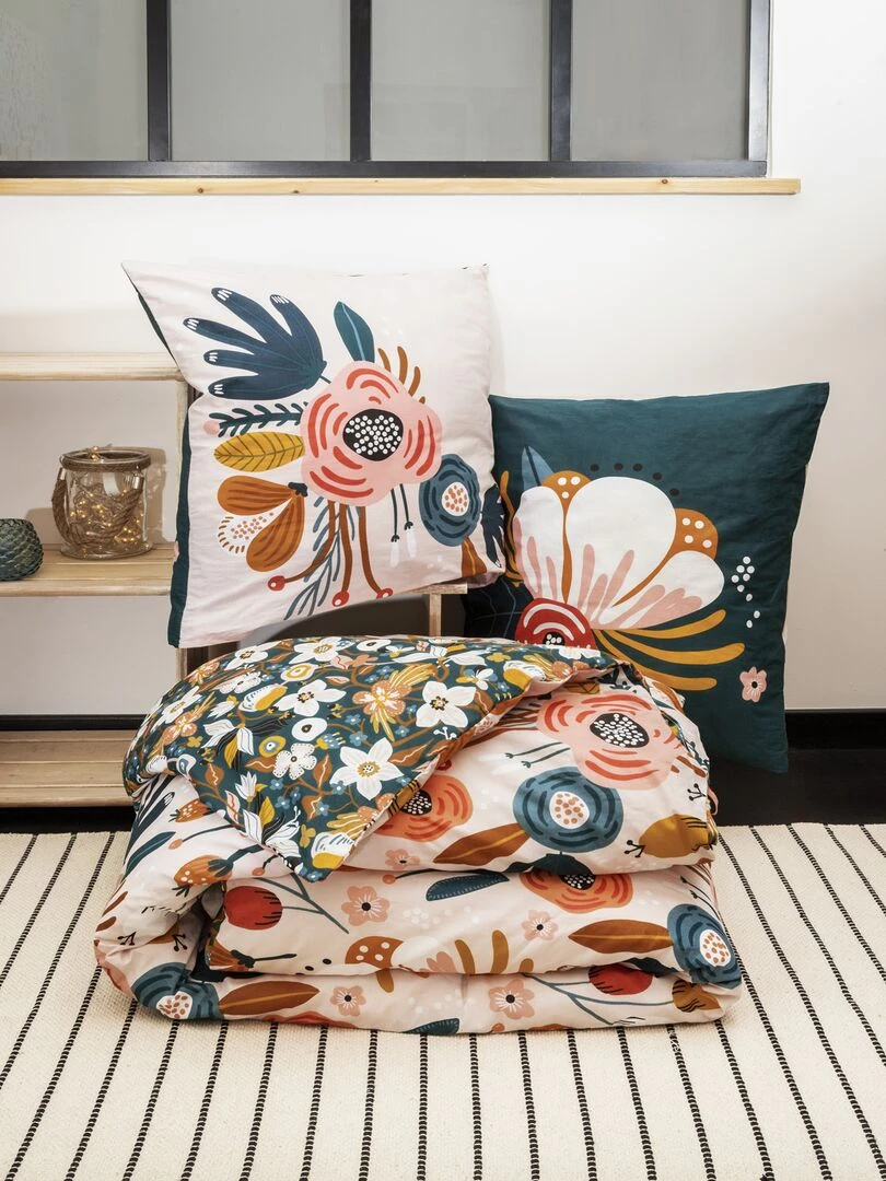 Coussin Champetre   Rose