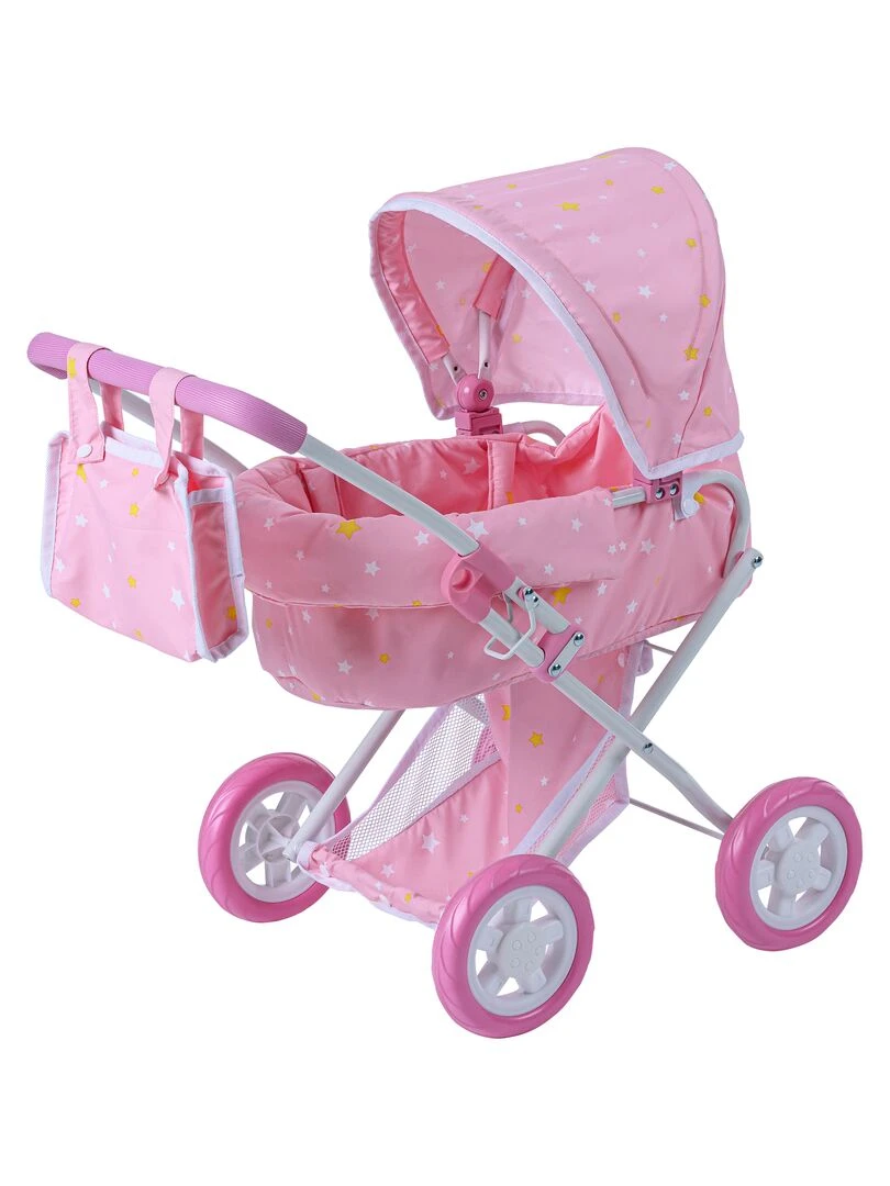 Olivia's Little World 'Twinkle Stars' Délux Poupée Poussette Rose OL 00011 N/A