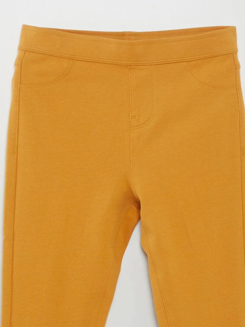 Jegging uni   Jaune