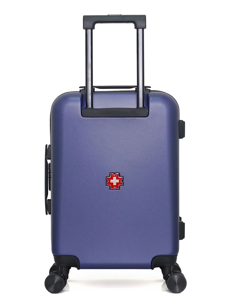 SWISS KOPPER   VALISE CABINE ABS AIGLE 4 ROUES 55 CM   Bleu marine
