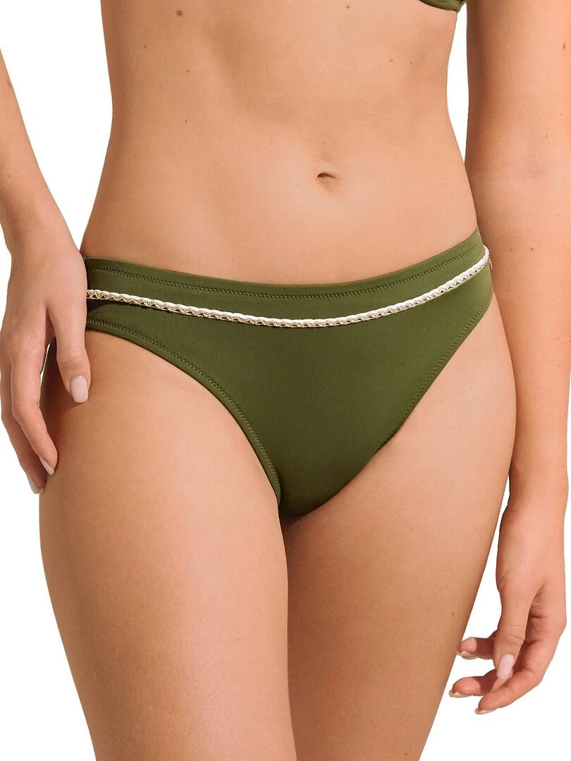 Bas maillot slip de bain Union Island Vert