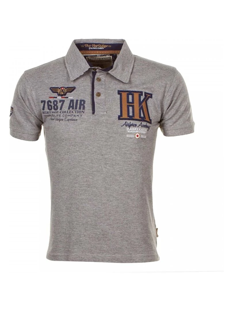 Polo manches longues garçon ECAYN HARRY KAYN Gris