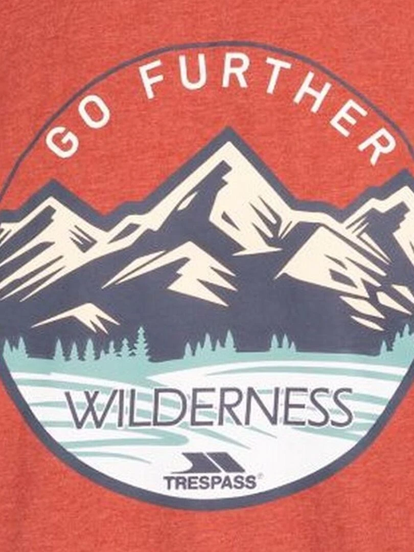 Trespass   T shirt LAGOON   Rouge grenat