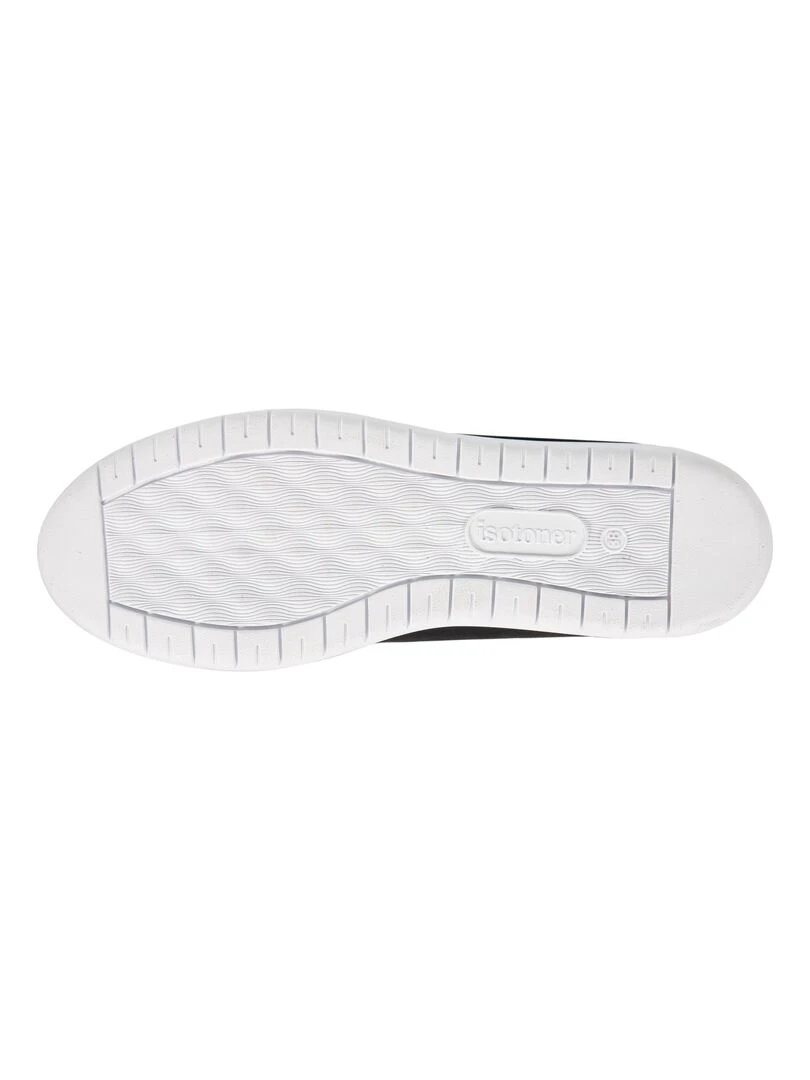 Baskets Confort Femme scratch pailleté Noir   Noir