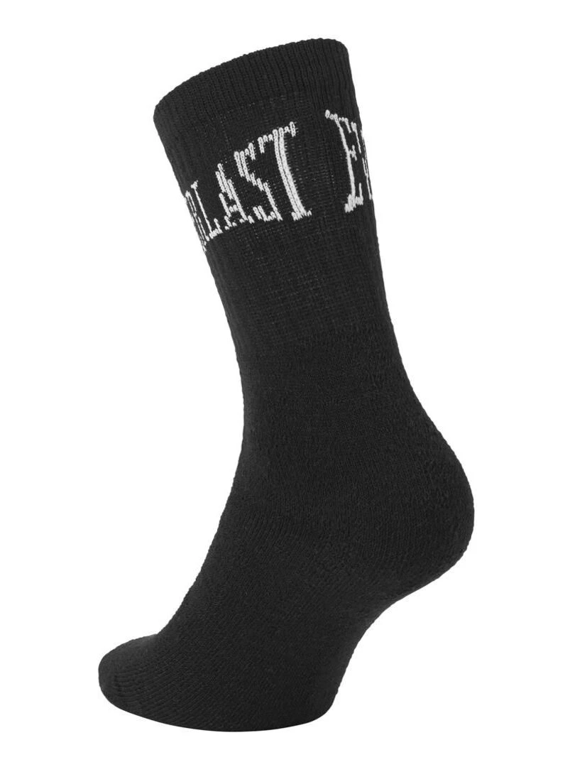 Lot de 6 Paires de Chaussettes Tennis Uni Everlast   Noir