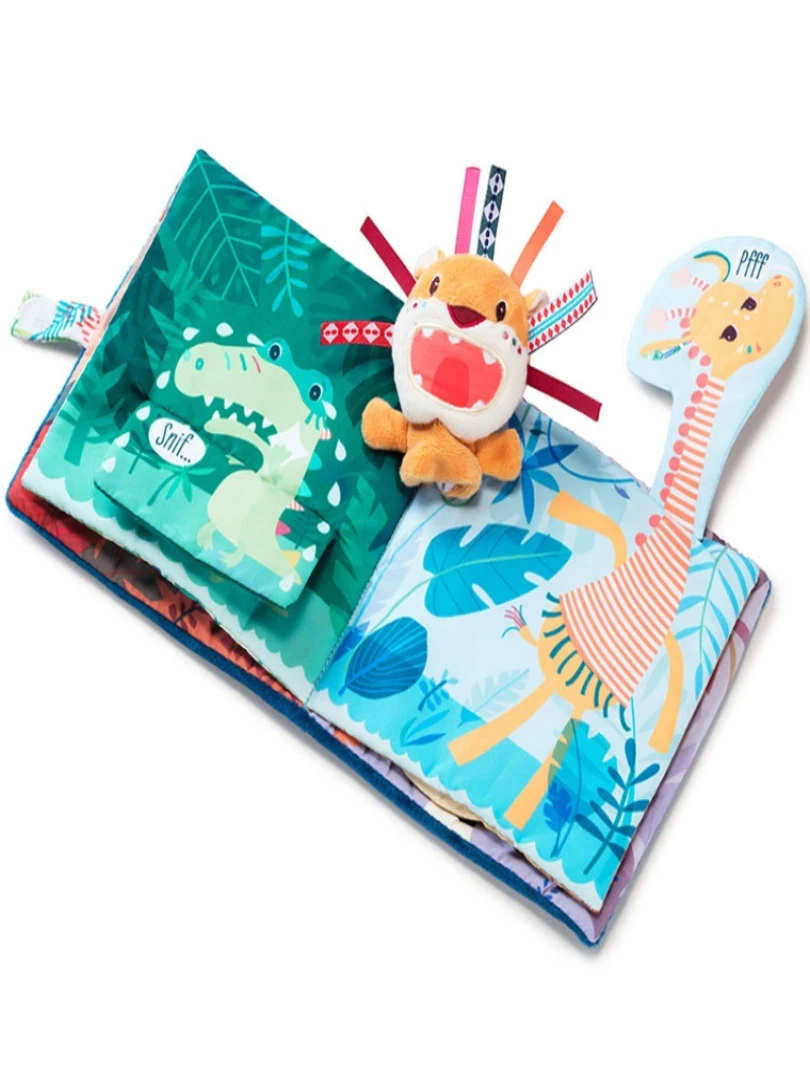 Livre bébé en tissu Jack le lion N/A