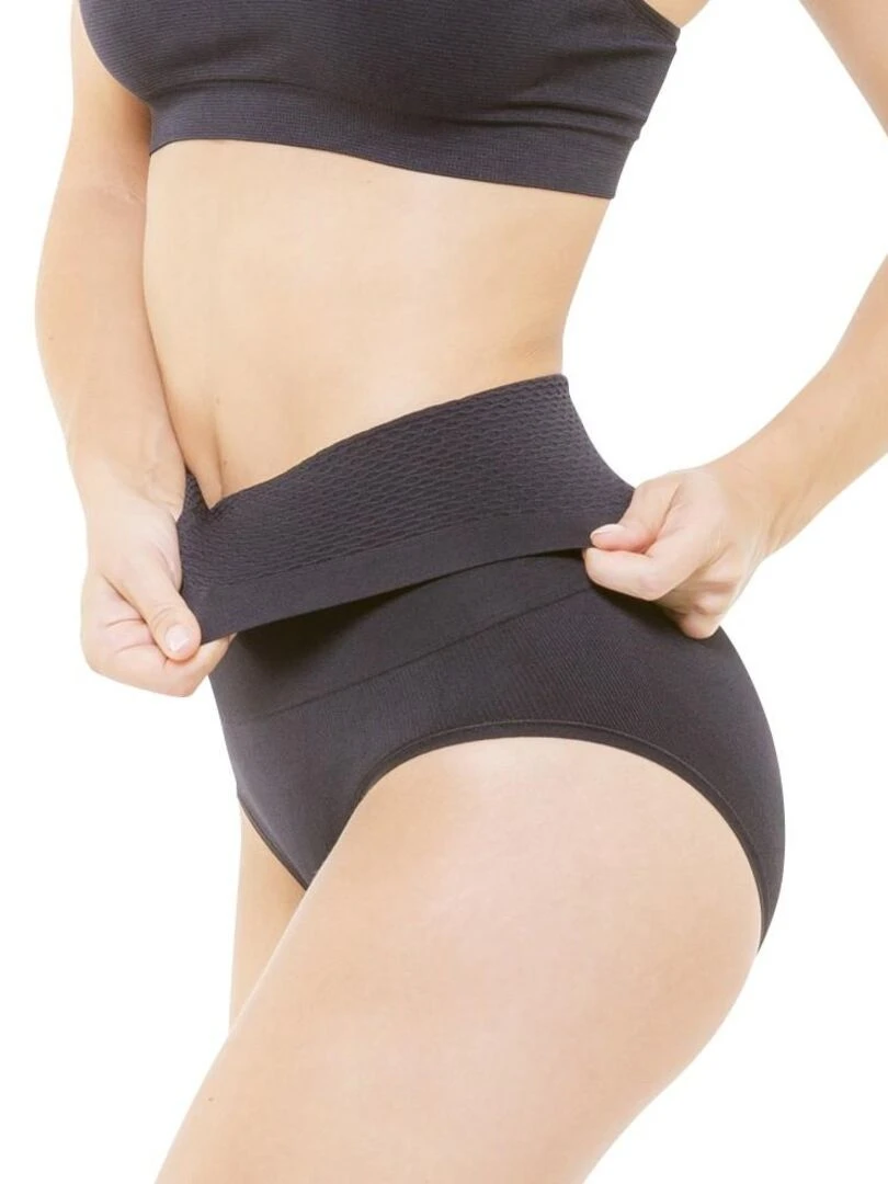 Culotte ceinture anti cellulite LIPO ACTIF   Noir
