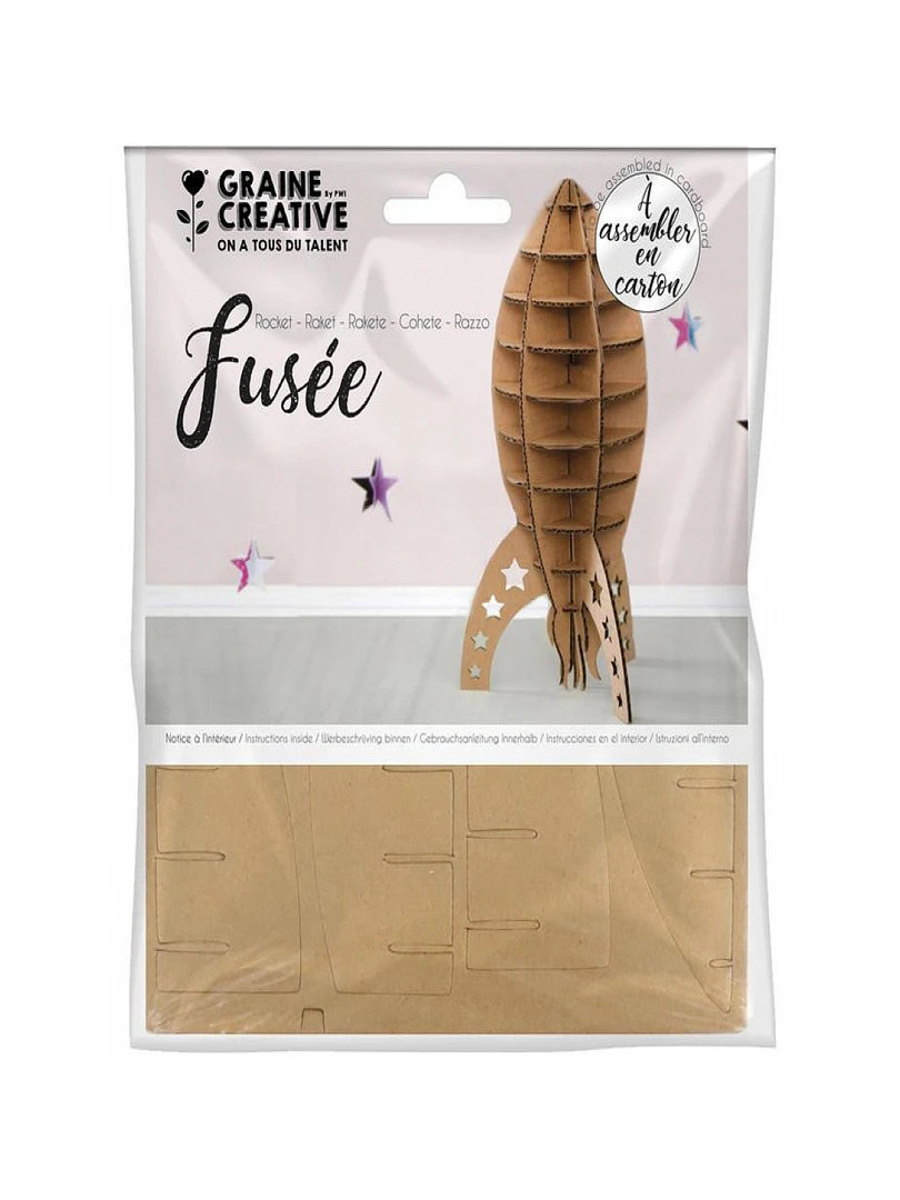 Maquette en carton theme fusee N/A