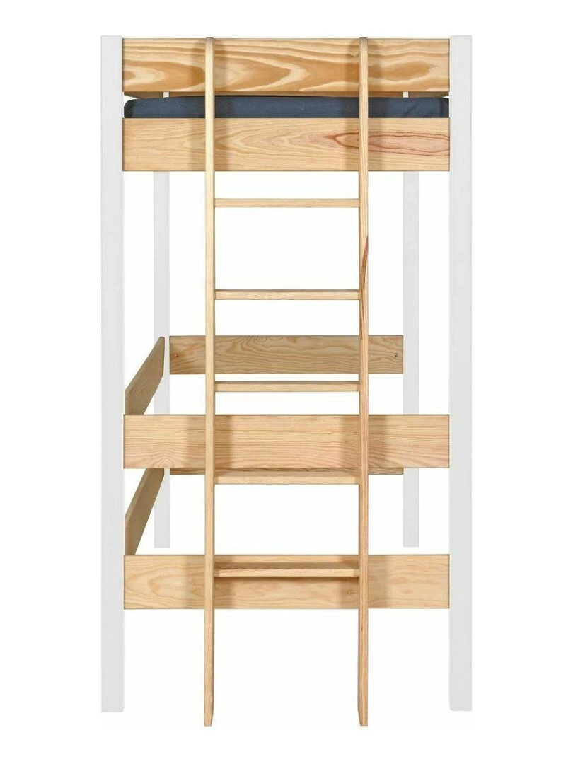 Lit mezzanine Jamy   AKITEN RETAIL   Blanc Marron