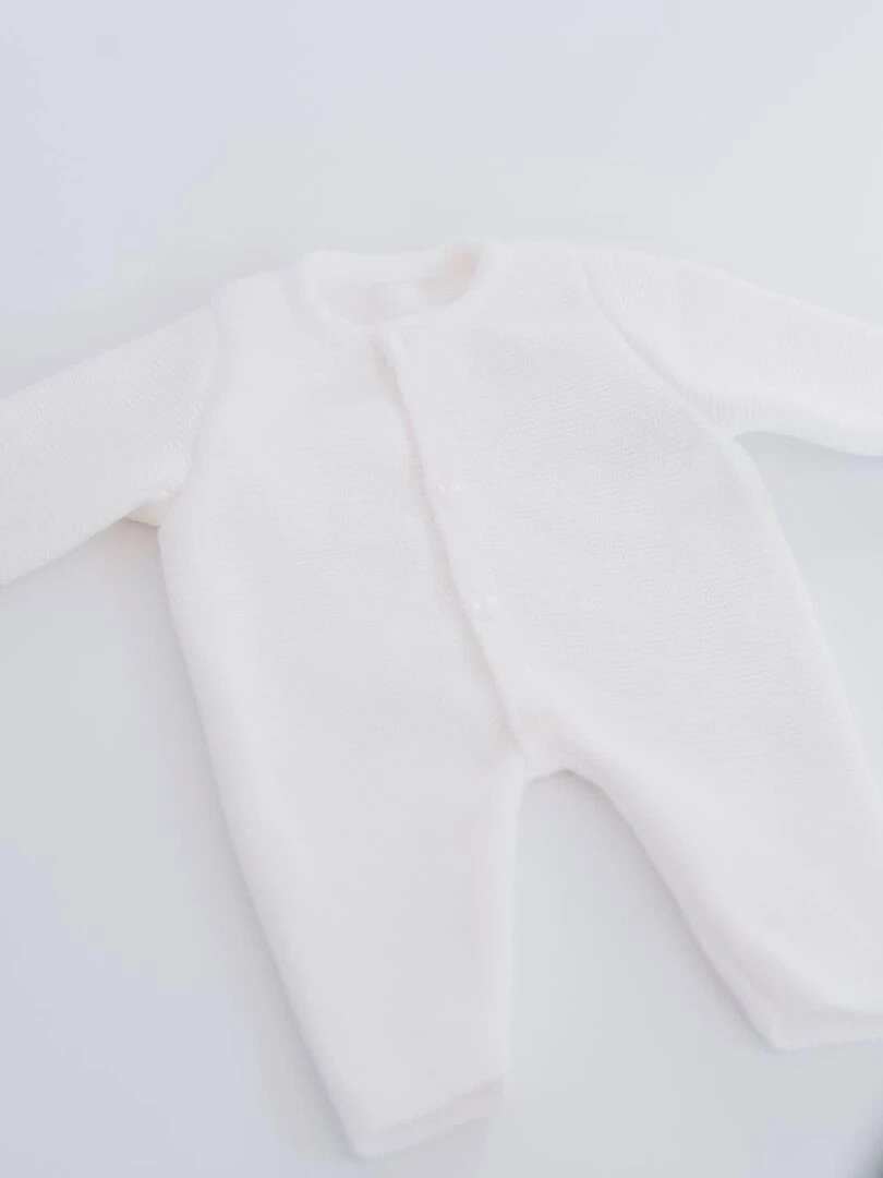 Combinaison 4 boutons centraux Blanc