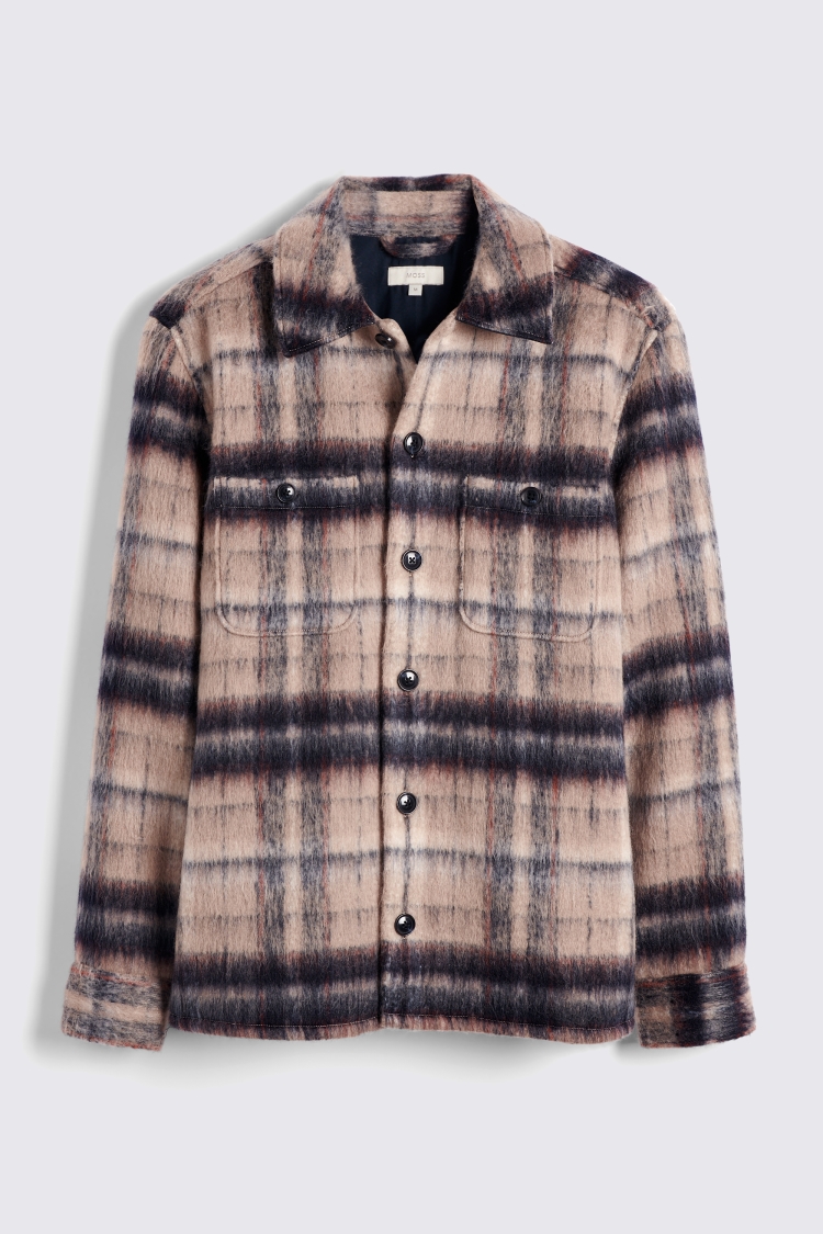 Slim Fit Wine Stretch Shirt    Buy Online at Moss