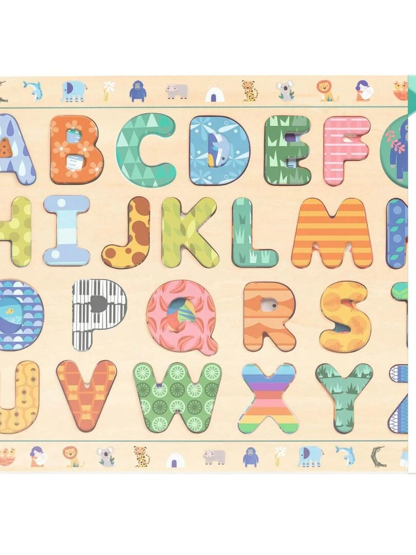 Puzzles éducatif bois   Puzzle ABC International   N/A