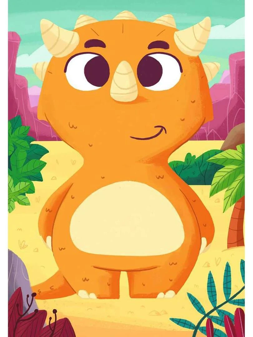 Puzzles Mix & Match 3x24 pièces   Mignons dinosaures   N/A