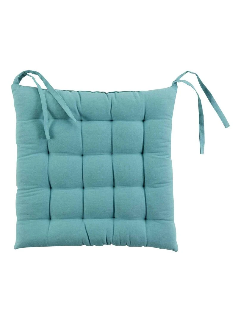 Assise matelassée coton Collection Bicolore Initia Bleu