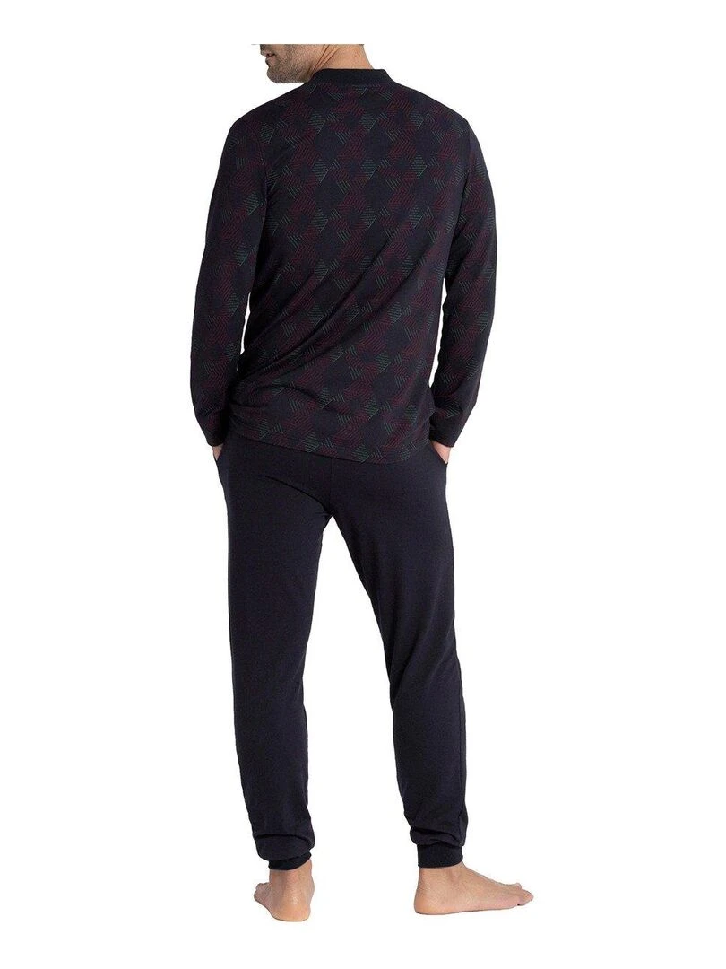 Pyjama chic en modal et coton Kuriso Bleu