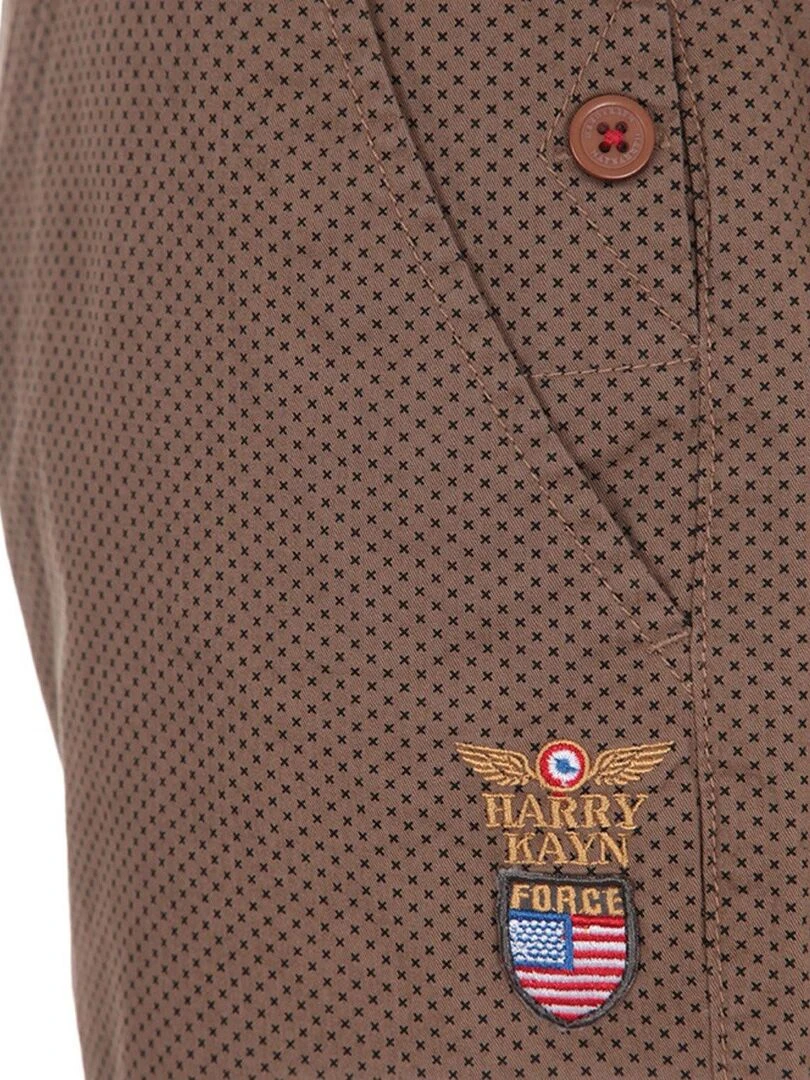 Bermuda homme CARPATH   HARRY KAYN   Gris taupe