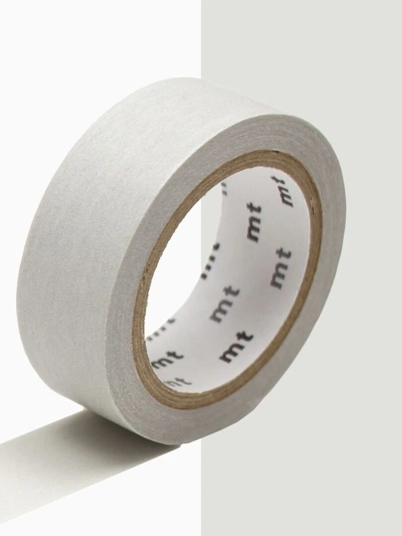 Masking tape unicolore pastel   Gris   1 5 cm x 7 m   N/A