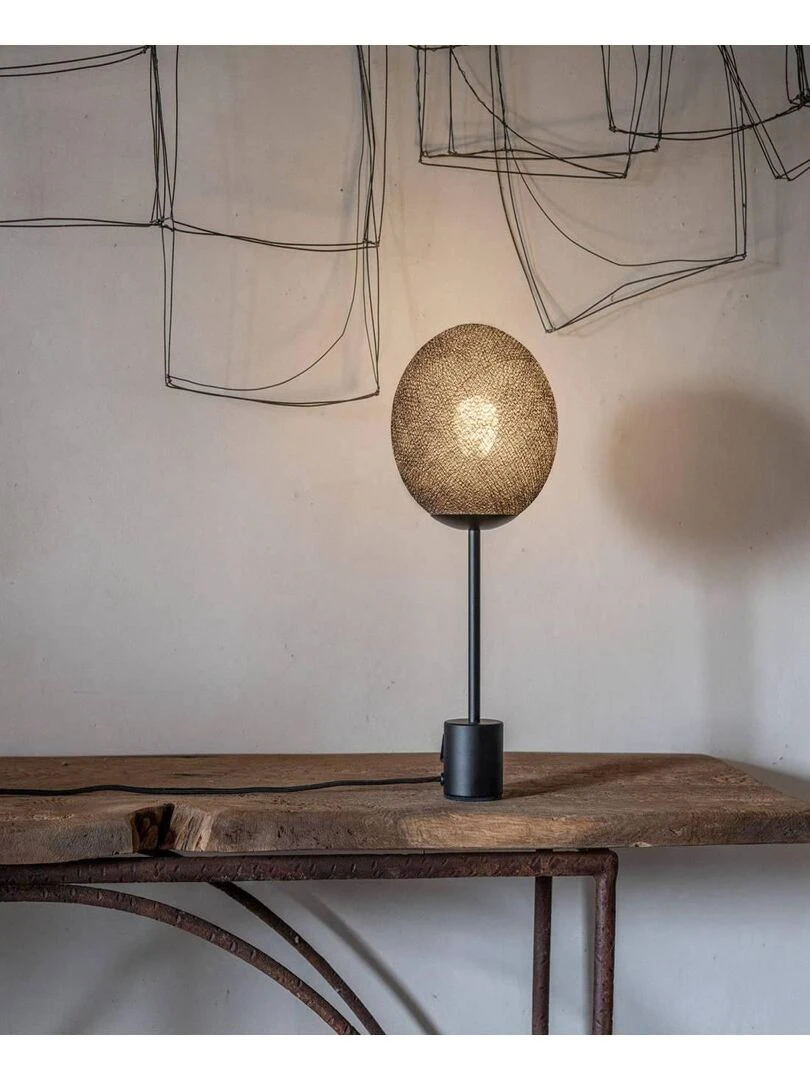 Lampe APAPA   gris anthracite
