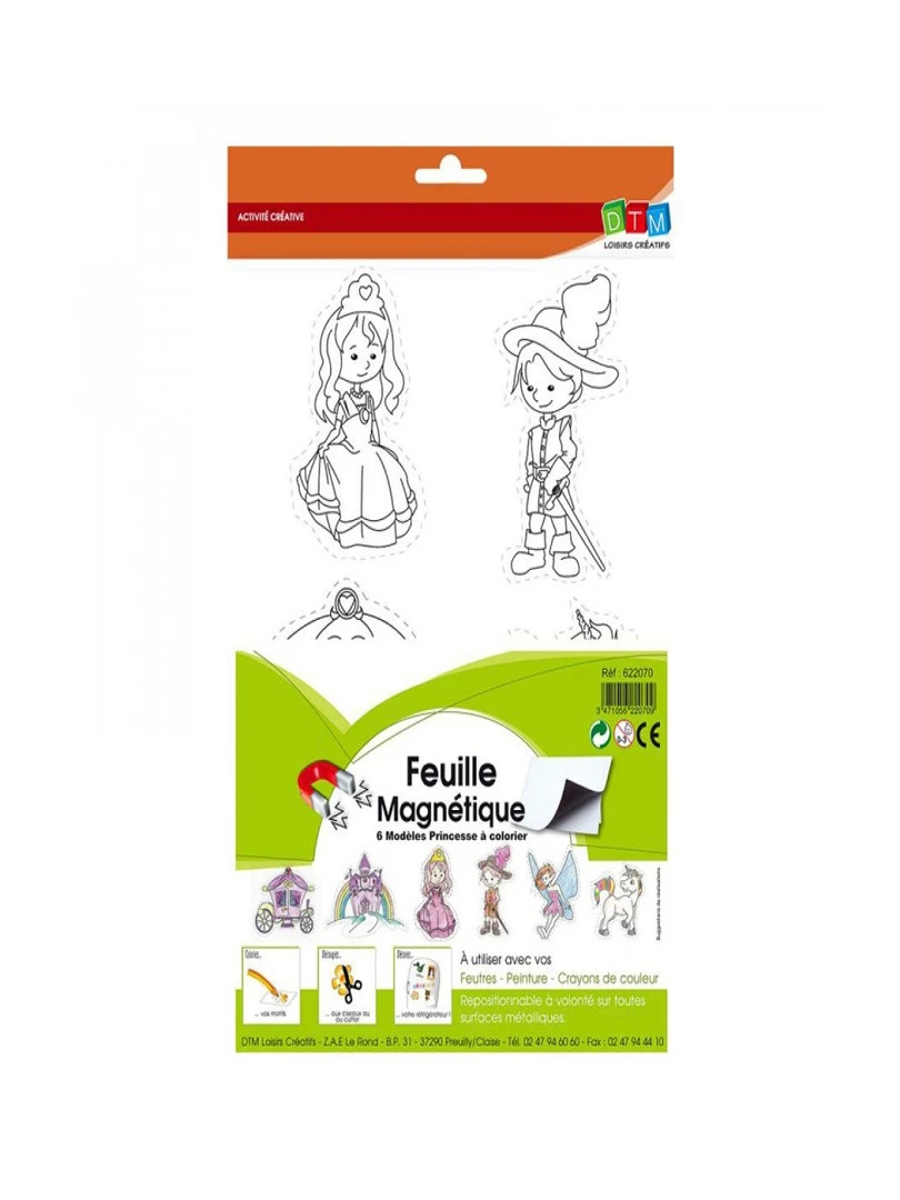 Feuille Magnetique Princesse N/A