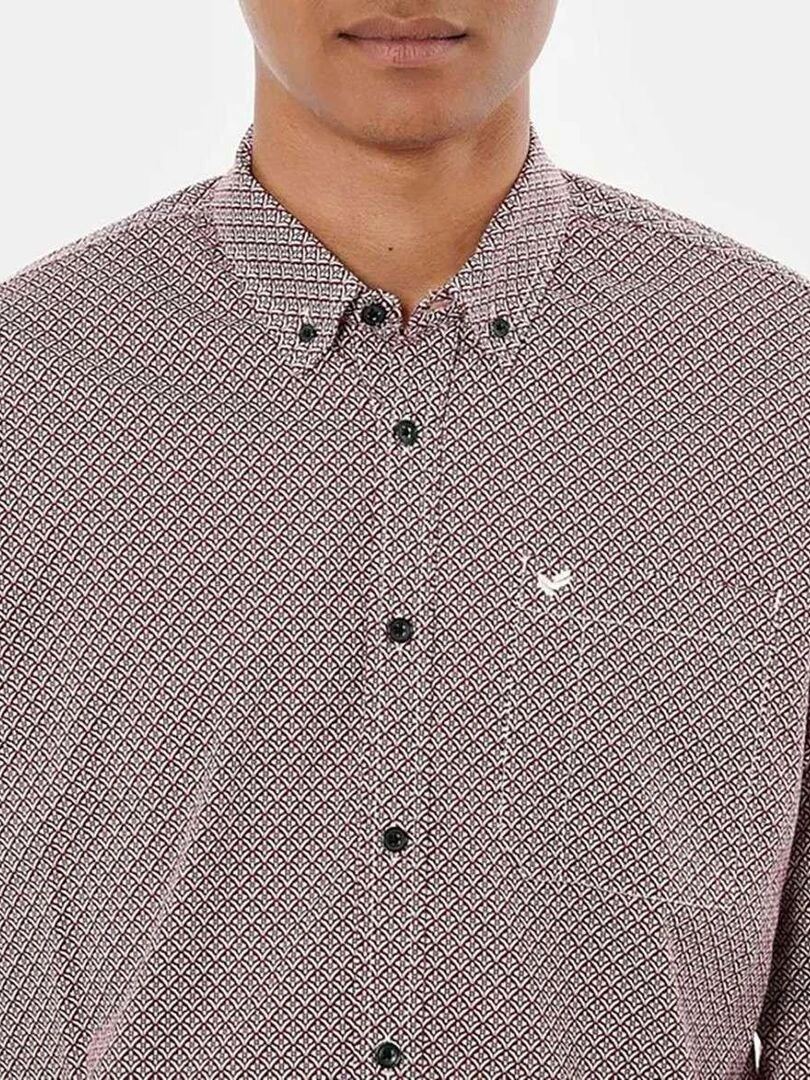 KAPORAL   Chemise coton biologique regular fit   Rouge