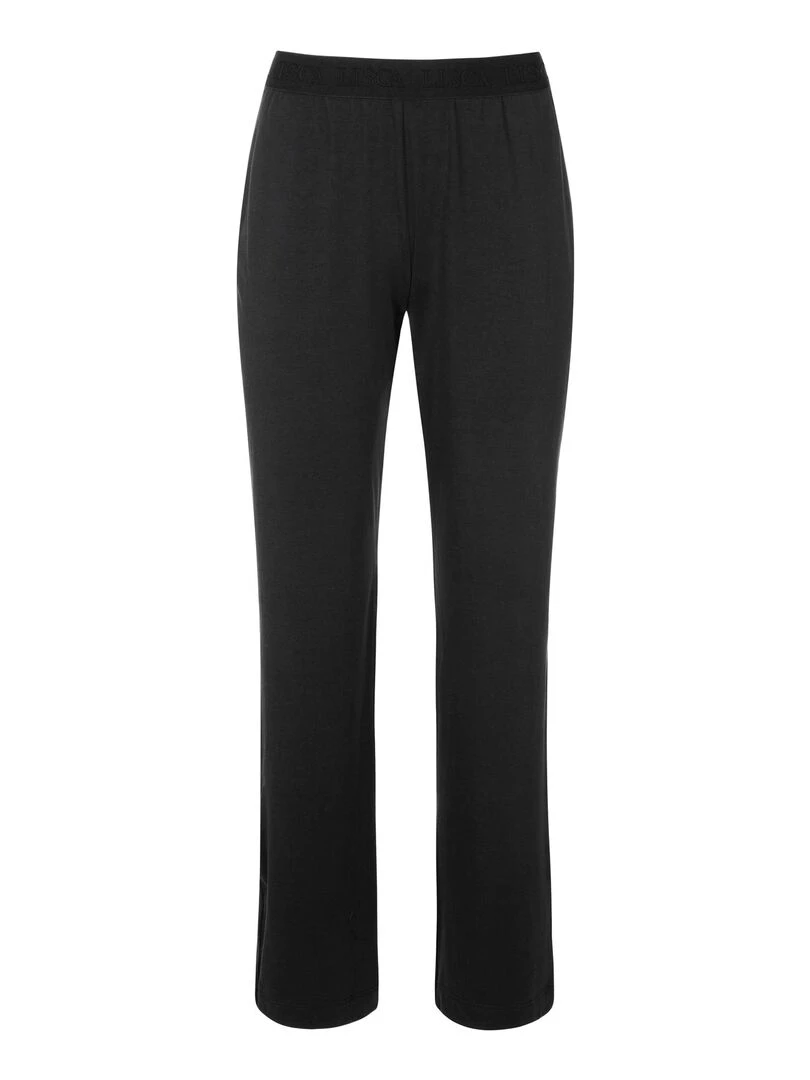 Bas pyjama pantalon long Mia   Noir