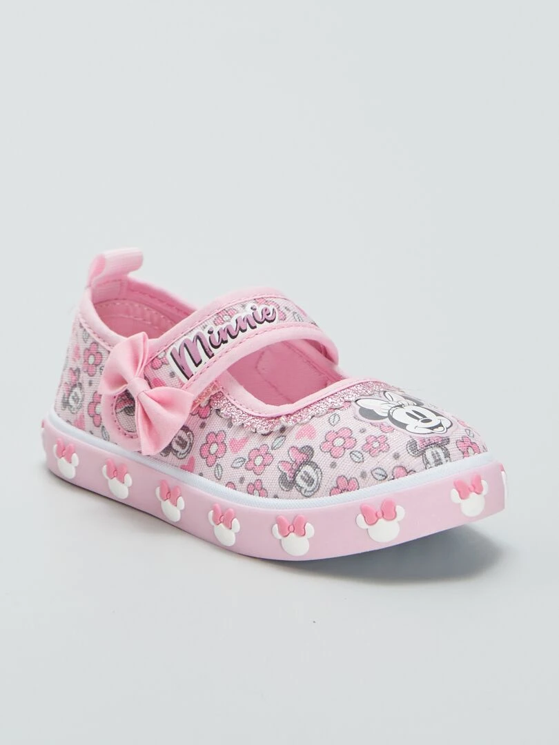 Ballerines en toile ‘Minnie’ Rose