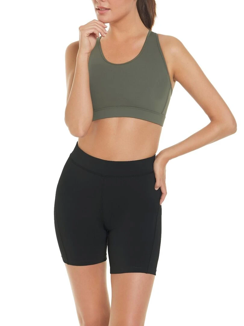 Short de sport Tech ST3   Noir
