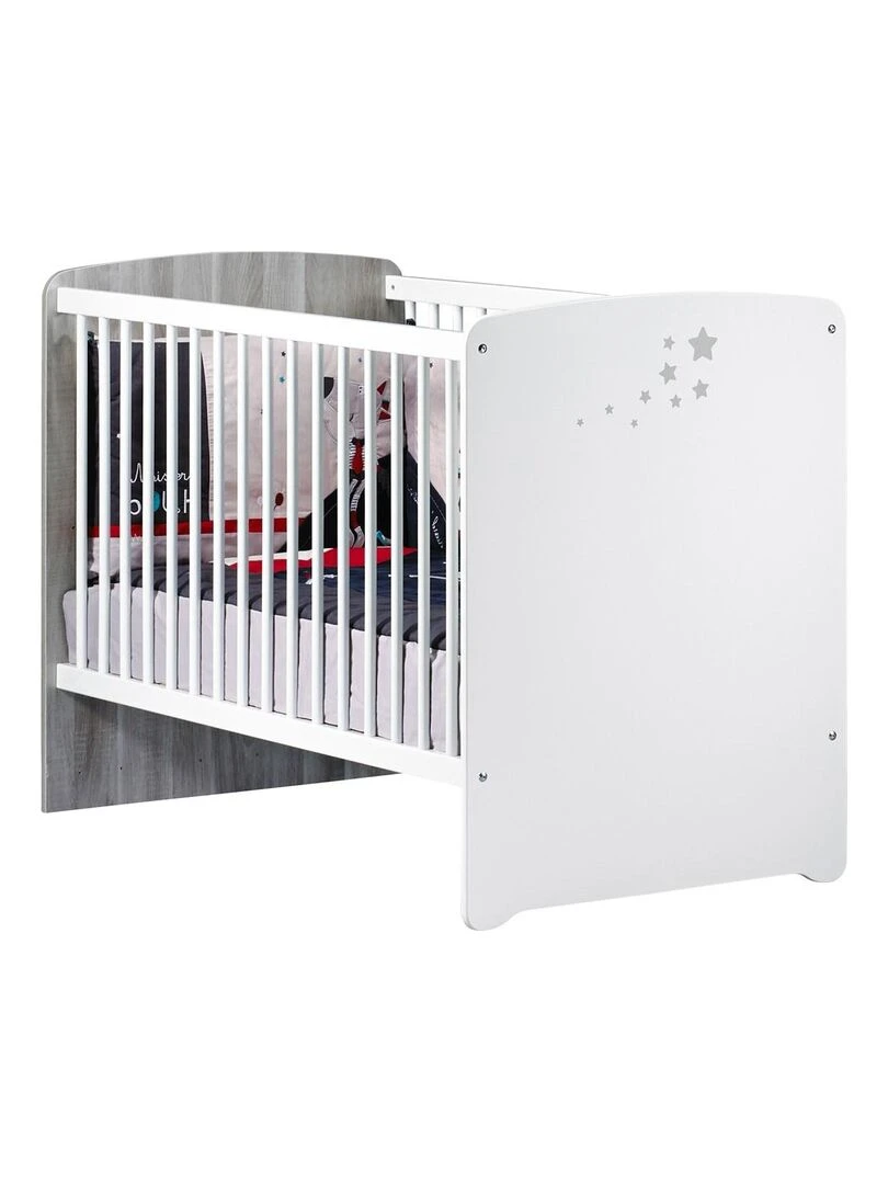Lit bébé NAO BABYPRICE Blanc