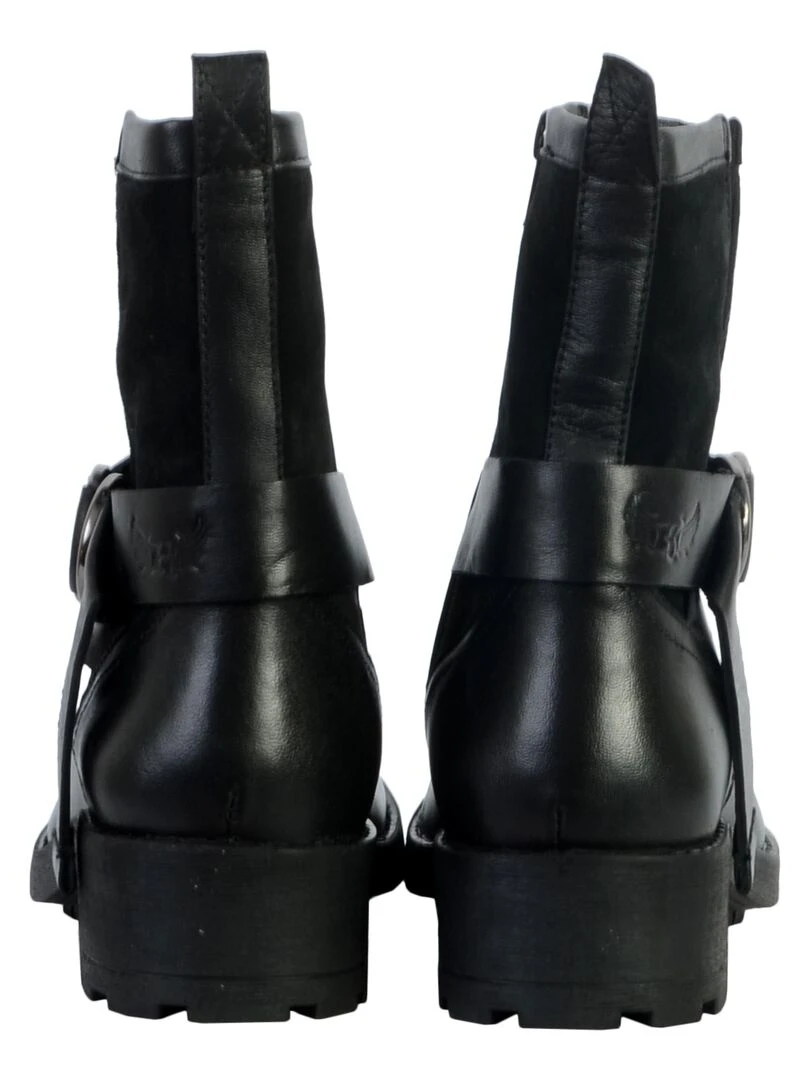 Bottes Cuir Kaporal Lincka   Noir