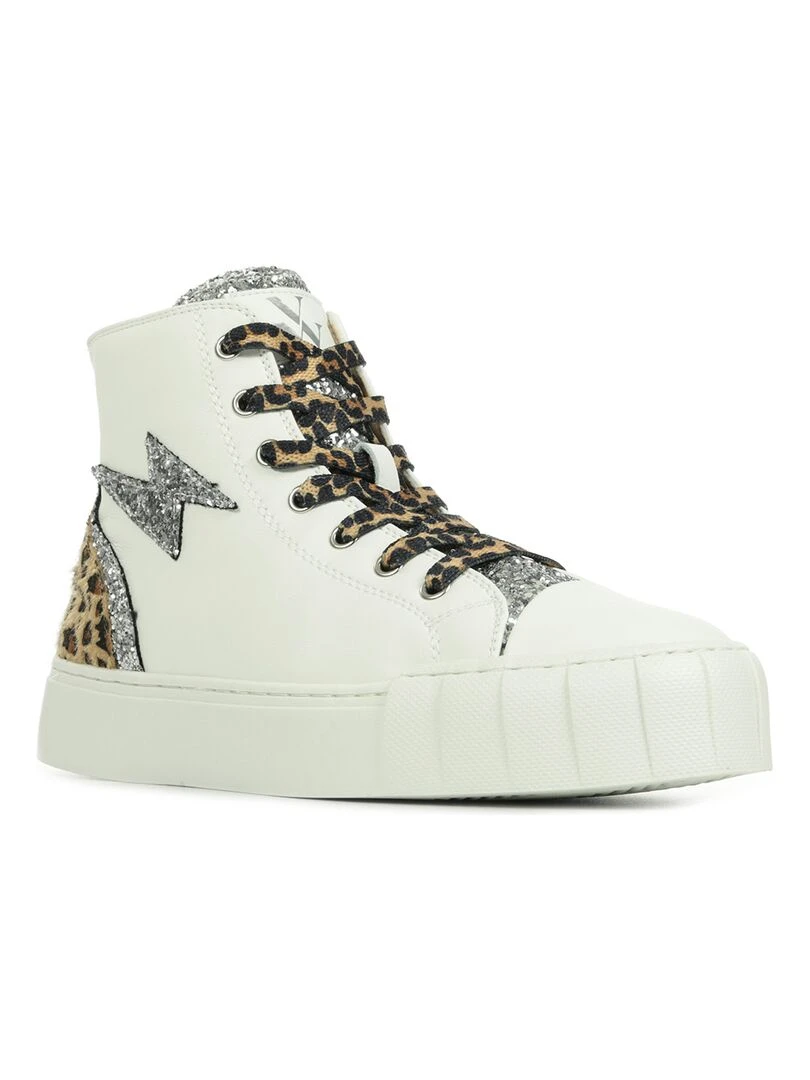 Baskets Vanessa WU HI Glitter Blanc