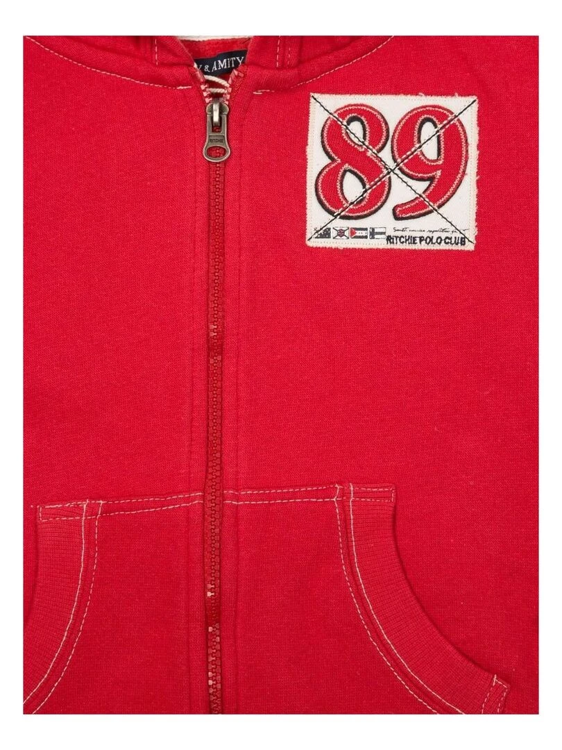 GILET WAKE BOY   Rouge