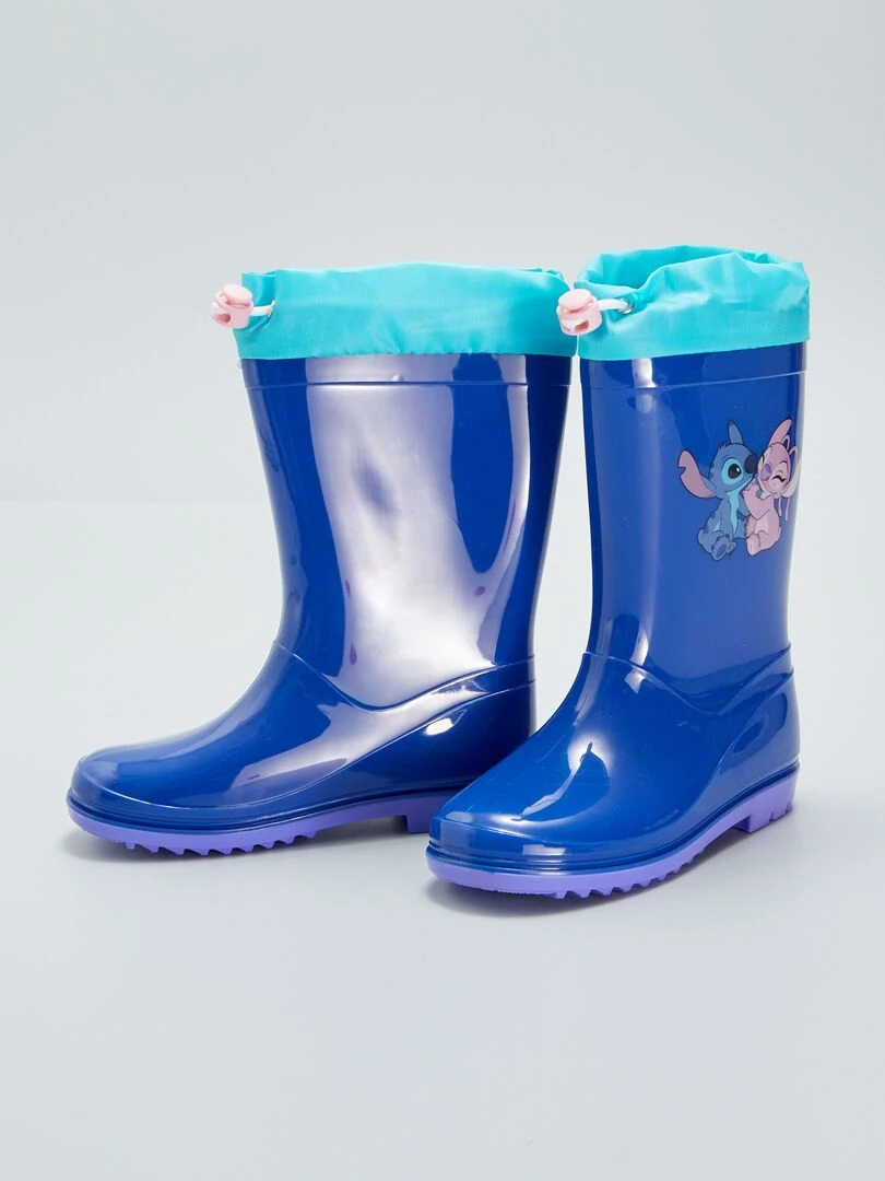 Bottes de pluie 'Stitch'   bleu