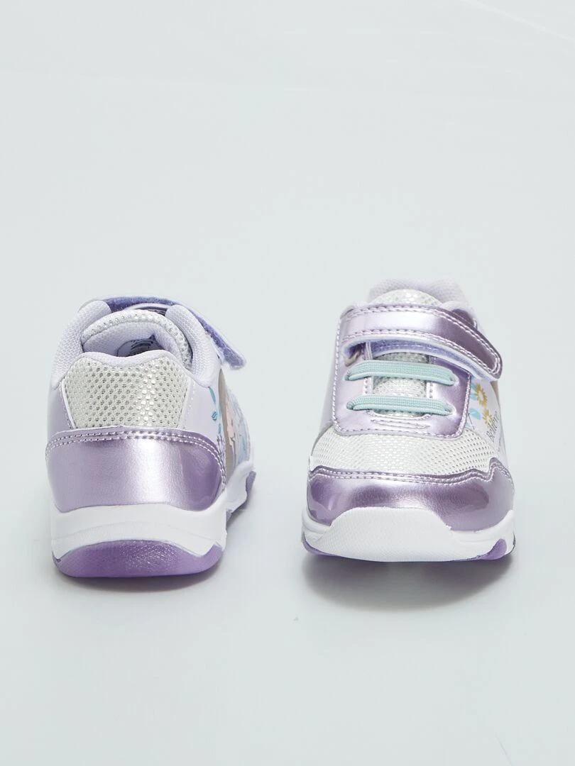 Baskets lumineuses 'La Reine des Neiges'   Violet