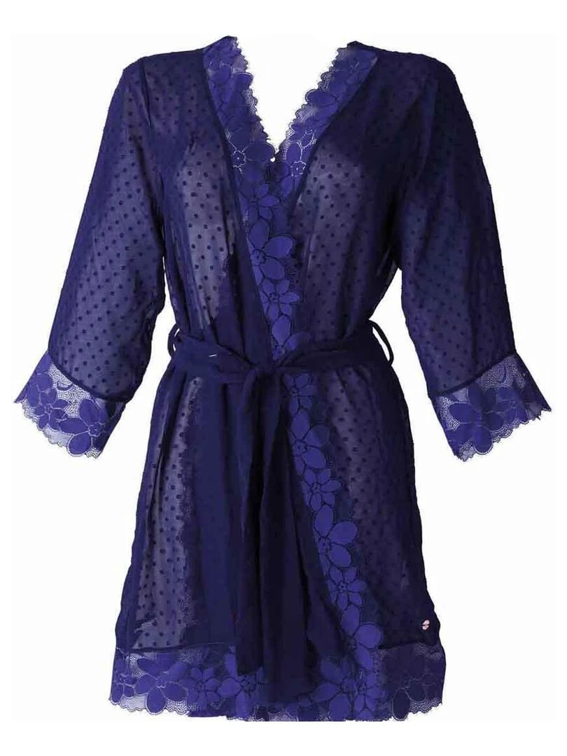 Kimono BACKSTAGE Brigitte Bardot Lingerie Bleu