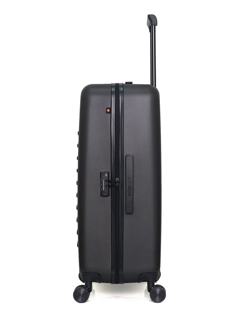 Set de 4 Valises Rigides Grand Format  Taille Moyenne  Valise Cabine et Vanity WIL M   Noir