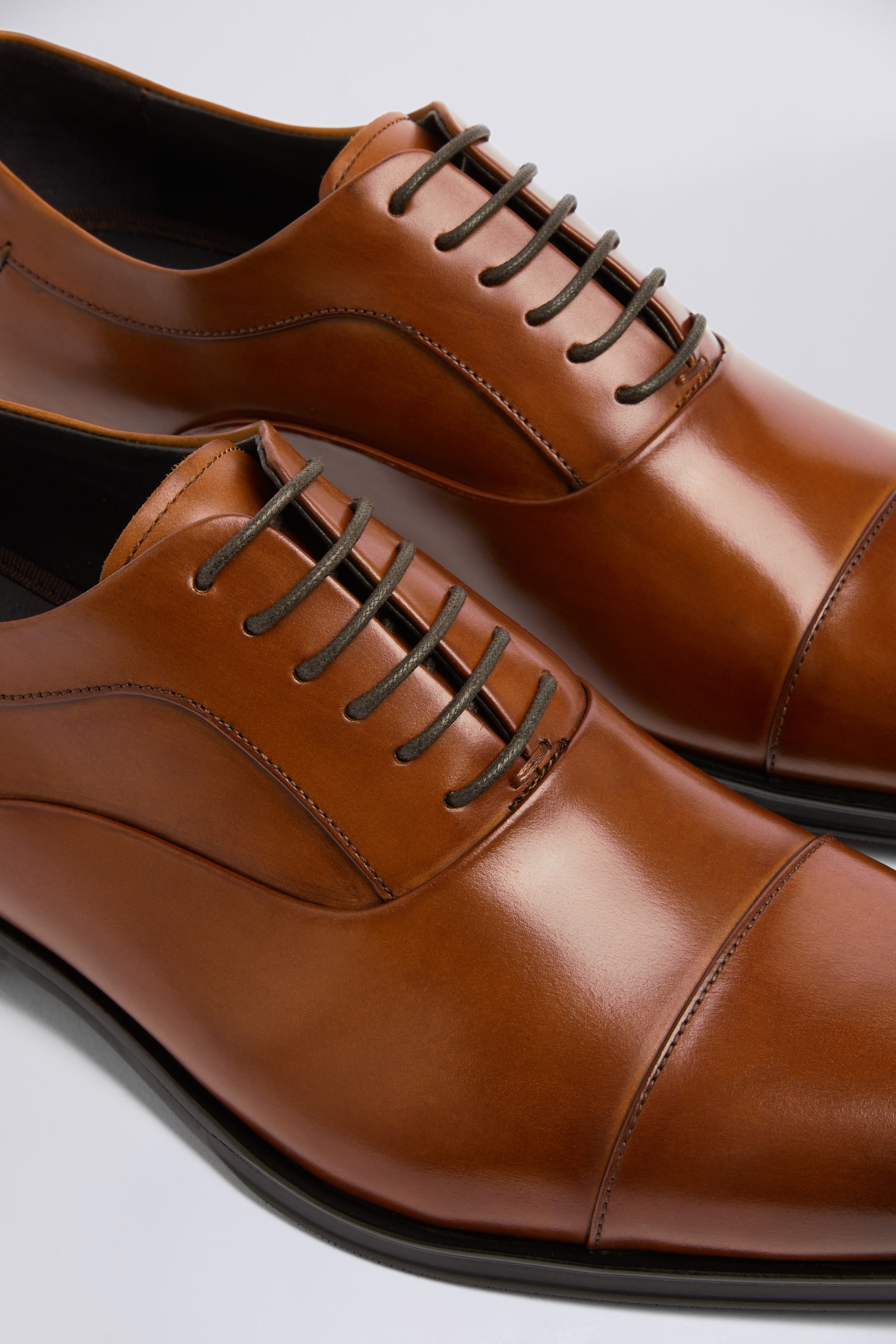 John White Guildhall Tan Oxford Shoes   Buy Online at Moss