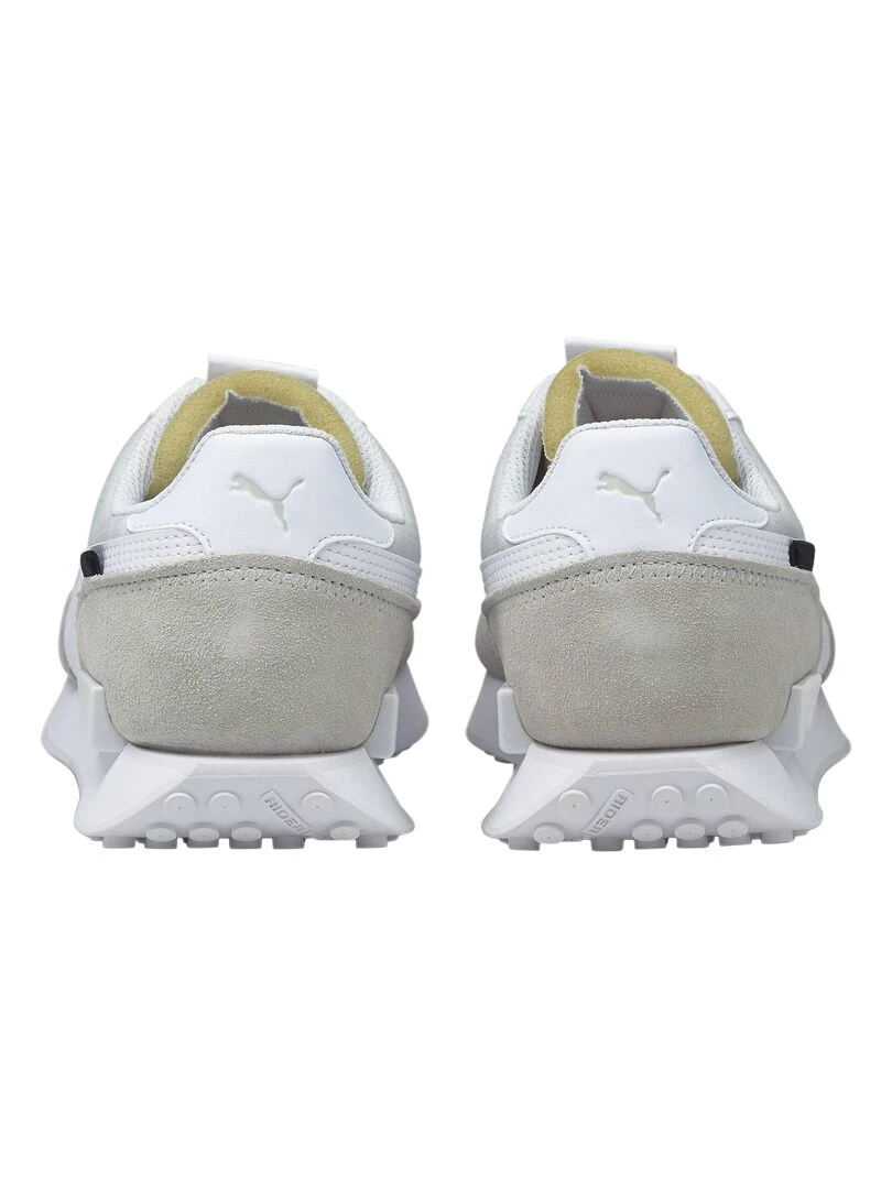 Basket Cuir Puma Future Rider Play On   Blanc