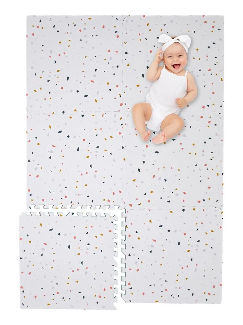 Tapis De Jeu Enfant Puzzle Arc En Ciel par Kidolo 120 x 180 cm Multicolore