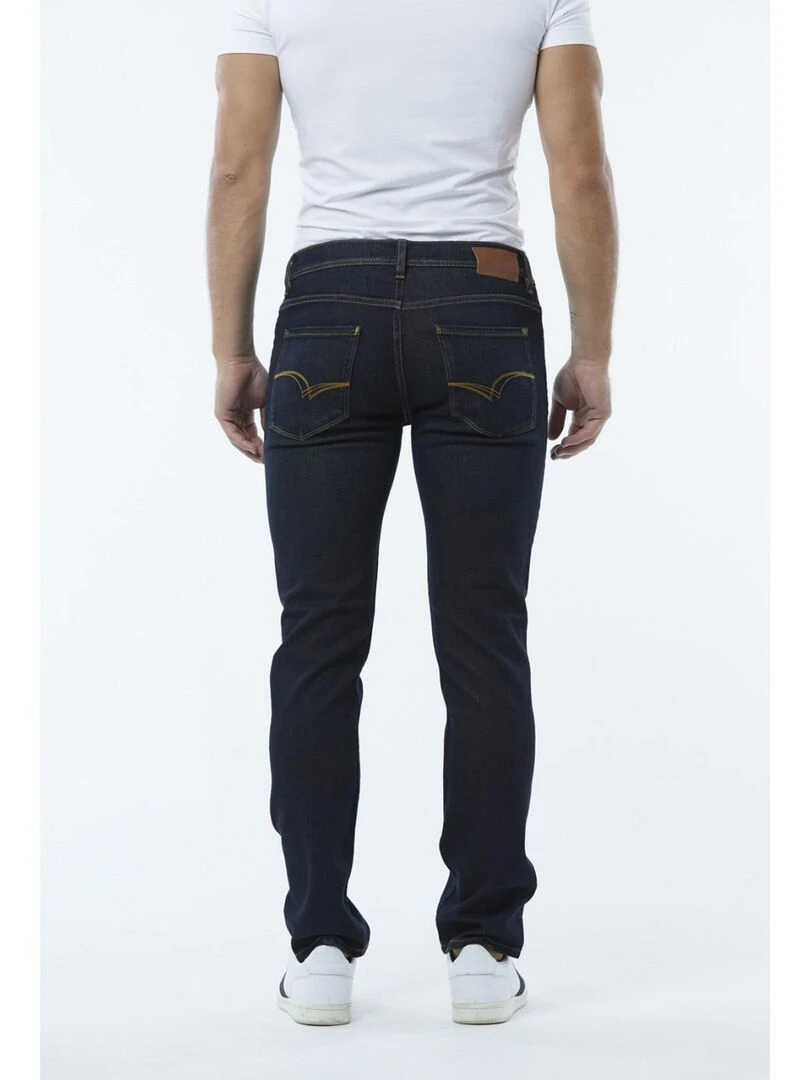 Lee Cooper   Jean coton fit straight medium LC122   Bleu foncé